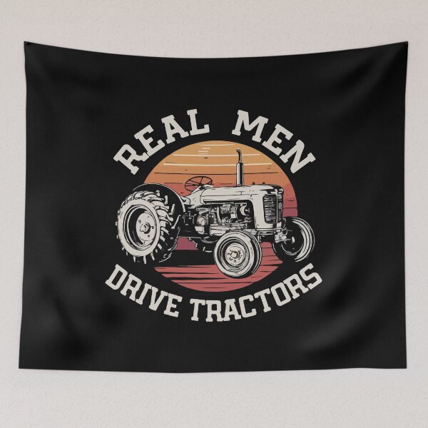 Item preview, Real men drive tractors designed and sold by HandicraftArt.