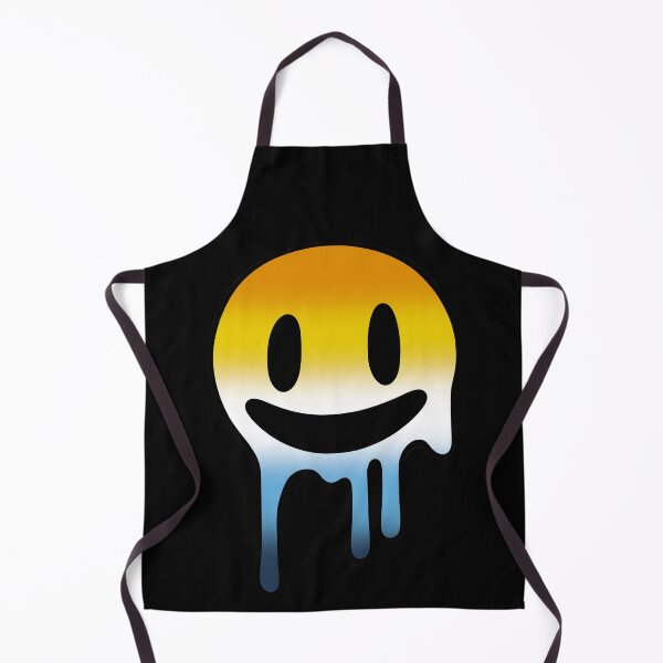 Item preview, Melting Smiley Face AroAce Pride Flag Colors, Trippy Drip Rave AroAce Design, Pride Festival designed and sold by Travelslightly.