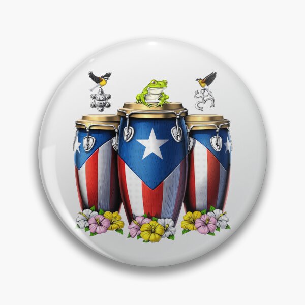 Item preview, Puerto Rico Boricua Drums designed and sold by underheaven.