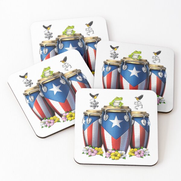 Item preview, Puerto Rico Boricua Drums designed and sold by underheaven.