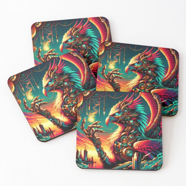 Item preview, Wonderland Wasteland: No Accounting For Tastes Cyber Steampunk Gryphon designed and sold by Paradocksick.