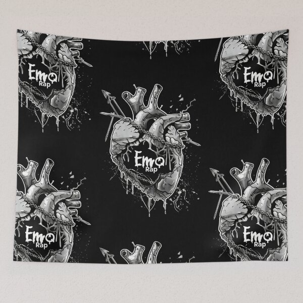Item preview, Gothic Emo Rap Heart designed and sold by Piotrek0001.