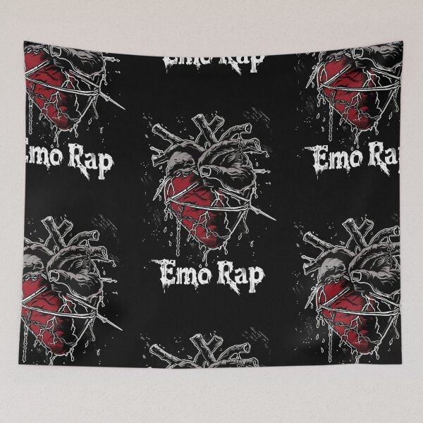 Item preview, Gothic Emo Rap Heart designed and sold by Piotrek0001.
