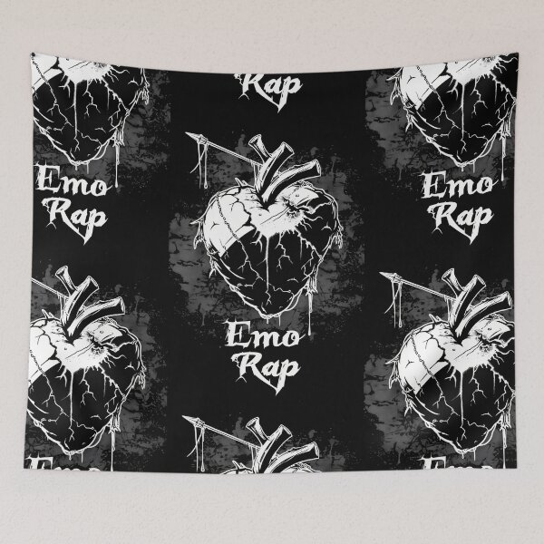 Item preview, Gothic Emo Rap Heart designed and sold by Piotrek0001.