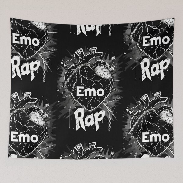 Item preview, Gothic Emo Rap Heart designed and sold by Piotrek0001.