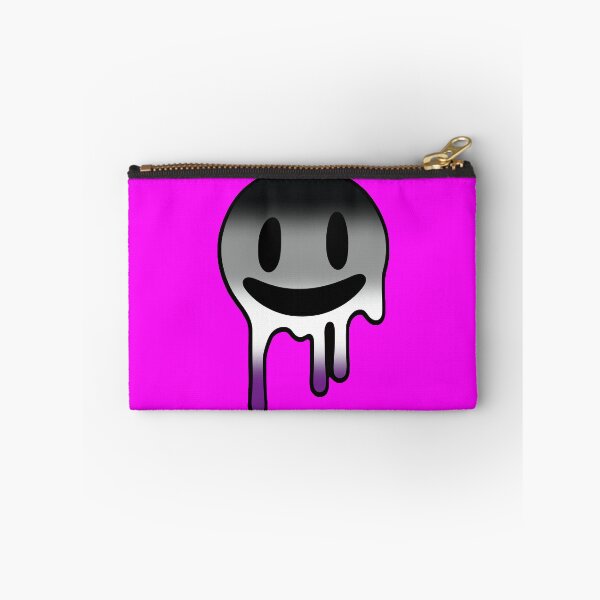 Item preview, Melting Smiley Face Asexual Pride Flag Colors, Trippy Drip Rave Ace Design, Pride Festival designed and sold by Travelslightly.