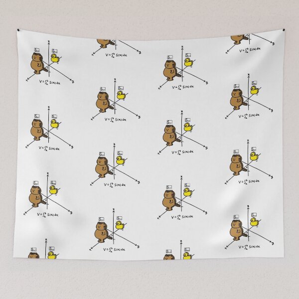 Item preview, a Cat and a Duck of volume integral in mathematics designed and sold by superbaechoo.