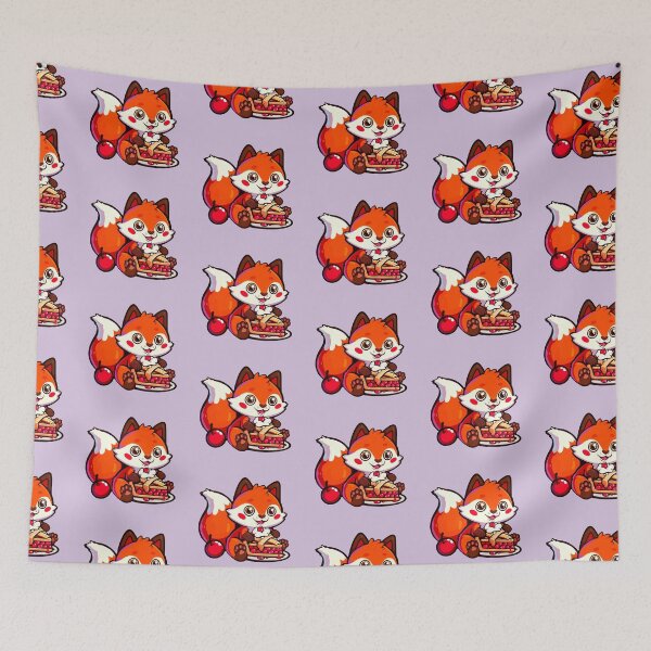 Item preview, Pie Time For Foxes designed and sold by CherryPinkArt.