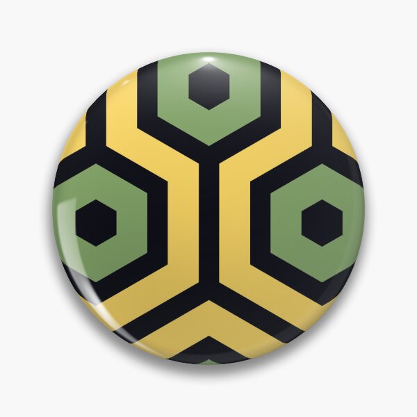 Item preview, Art Deco Hexagon Pattern designed and sold by RockBeeDesigns.