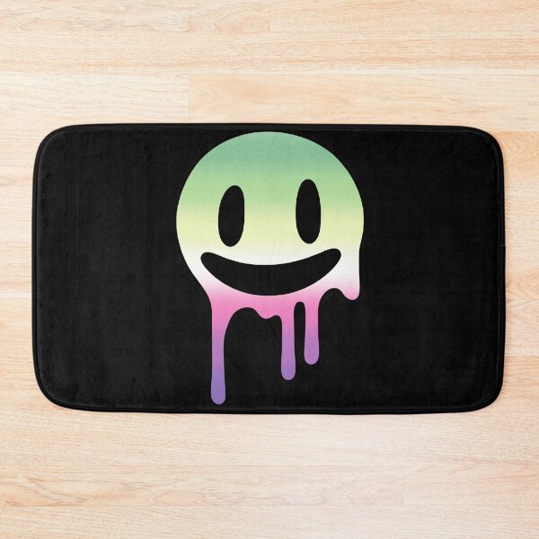Item preview, Melting Smiley Face Genderfae Pride Flag Colors, Trippy Drip Rave Genderdoe Design, Pride Festival designed and sold by Travelslightly.