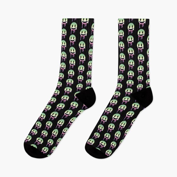 Item preview, Melting Smiley Face Genderfae Pride Flag Colors, Trippy Drip Rave Genderdoe Design, Pride Festival designed and sold by Travelslightly.
