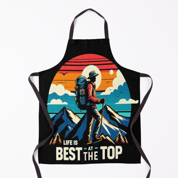 Item preview, Life Is Best At The Top - For Hikers And Travellers designed and sold by AlphaTeez.