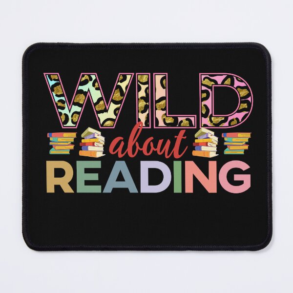 Item preview, Wild about reading, reading lovers designed and sold by cocochi.