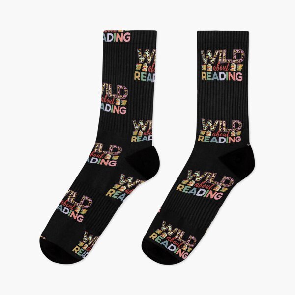 Item preview, Wild about reading, reading lovers designed and sold by cocochi.