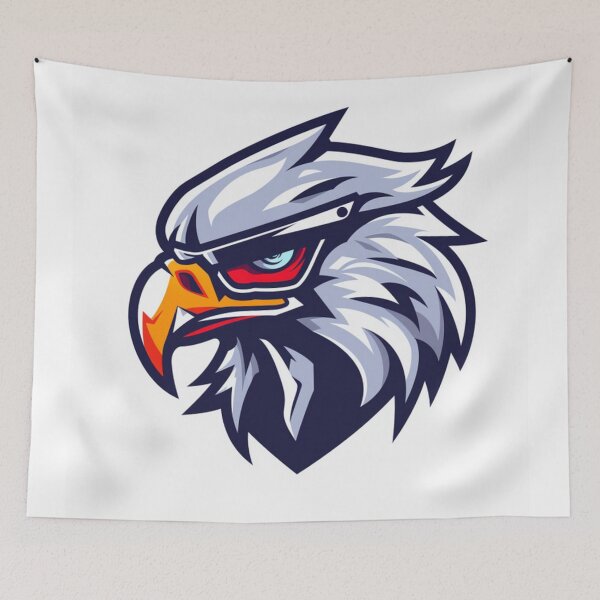 Item preview, eagle head glass gamer for mascot esport logo and icon designed and sold by asep sarifudin.