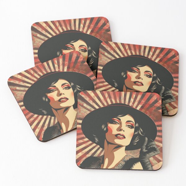 Item preview, Radiant Diva: Vintage Glamour in Red and Black designed and sold by Luna-Artistry.