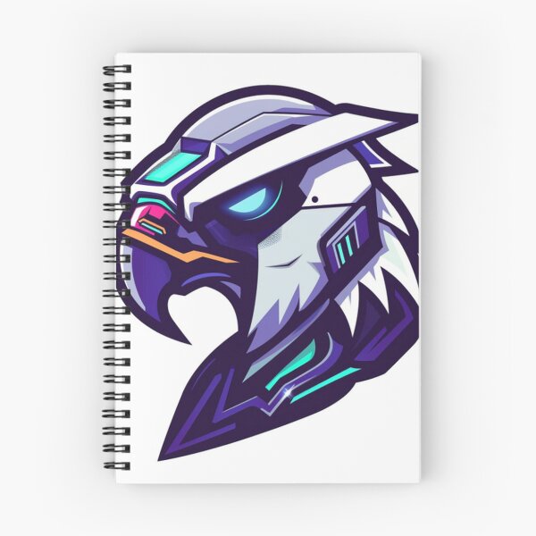 Item preview, cyborg hawk head gamer for mascot esport logo and icon designed and sold by asep sarifudin.