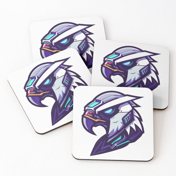 Item preview, cyborg hawk head gamer for mascot esport logo and icon designed and sold by asep sarifudin.