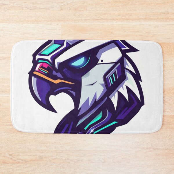 Item preview, cyborg hawk head gamer for mascot esport logo and icon designed and sold by asep sarifudin.
