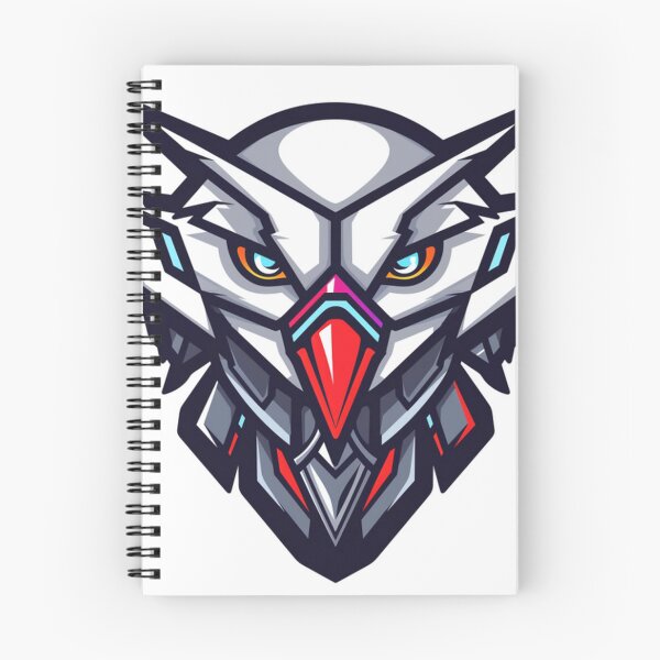 Item preview, cyborg red hawk head gamer for mascot esport logo and icon designed and sold by asep sarifudin.