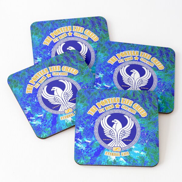Item preview, Pontian Life Creed, Fly High, live free for eternity world  designed and sold by SueKnox.