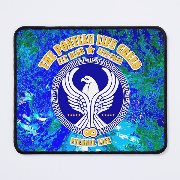 Item preview, Pontian Life Creed, Fly High, live free for eternity world  designed and sold by SueKnox.