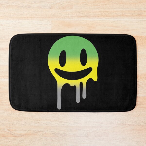Item preview, Melting Smiley Face Lithromantic Pride Flag Colors, Trippy Drip Rave Lithromantic Design, Pride Festival designed and sold by Travelslightly.