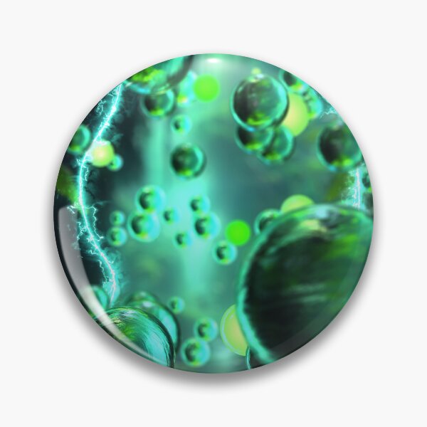 Item preview, Abstract Green Glass Orbs designed and sold by SuRReal3D.