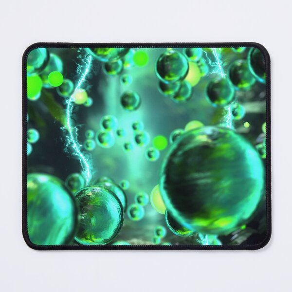 Item preview, Abstract Green Glass Orbs designed and sold by SuRReal3D.