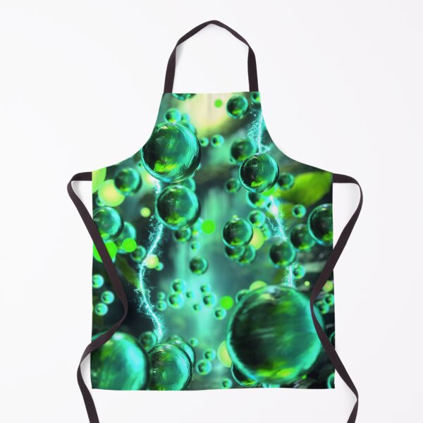 Item preview, Abstract Green Glass Orbs designed and sold by SuRReal3D.