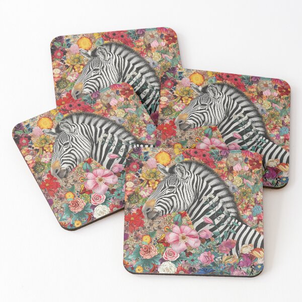Artikelvorschau, „Modecollage mit Zebrakunst“ entworfen und verkauft von MacroArtHub.
