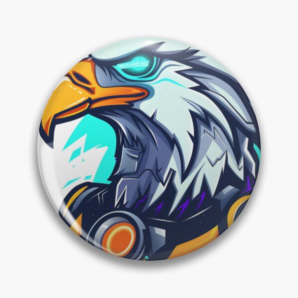 Item preview, cyborg eagle head gamer for mascot esport logo and icon designed and sold by asep sarifudin.
