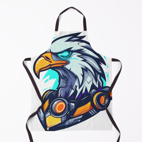 Item preview, cyborg eagle head gamer for mascot esport logo and icon designed and sold by asep sarifudin.