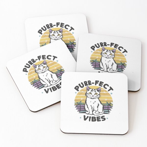 Item preview, Purrfect Vibes Tees: Funky & Fun Cat-Themed designed and sold by MaremaShop.