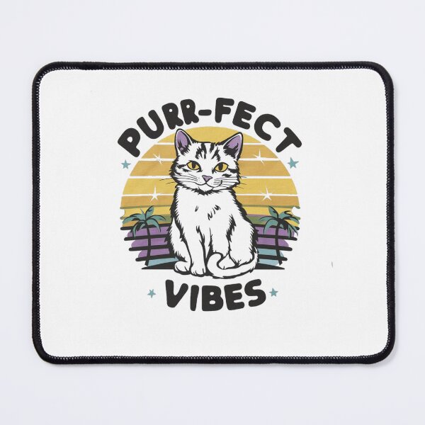 Item preview, Purrfect Vibes Tees: Funky & Fun Cat-Themed designed and sold by MaremaShop.