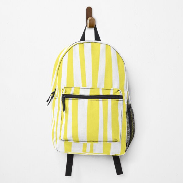 Item preview, Yellow White Wavy Stripes Geometric Pattern designed and sold by CreativeBridge.