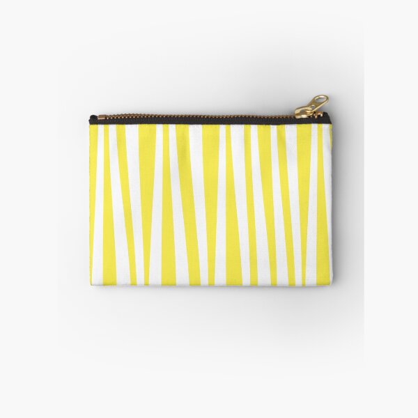 Item preview, Yellow White Wavy Stripes Geometric Pattern designed and sold by CreativeBridge.