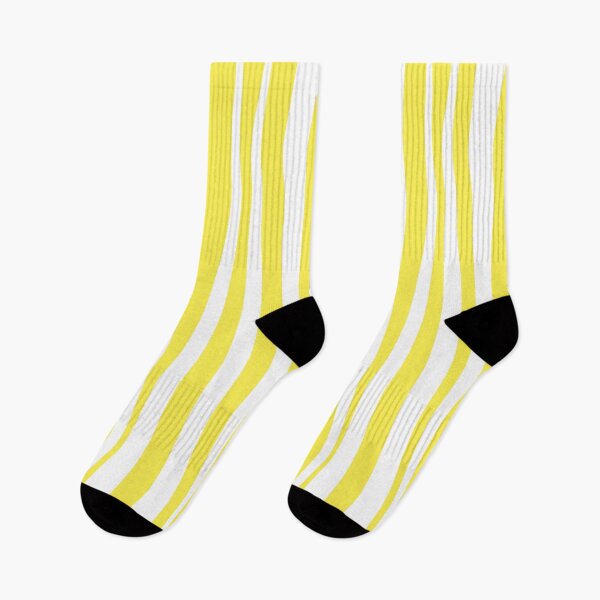 Item preview, Yellow White Wavy Stripes Geometric Pattern designed and sold by CreativeBridge.
