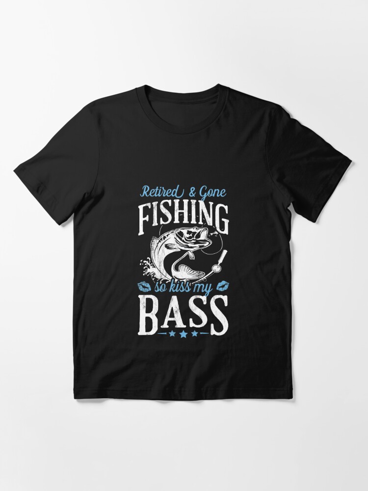 Kiss My Bass Fishing Hoodie for Big Men 3XL Black 