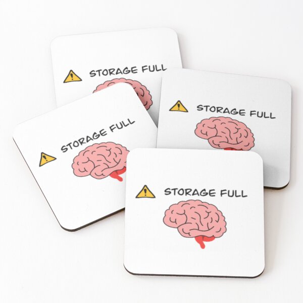 Item preview, Brain - storage full  designed and sold by HadleyCruz.