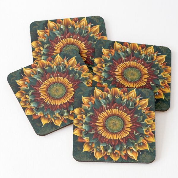 Item preview, Vibrant Sunflower Mandala designed and sold by FocusedArt.