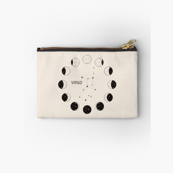 Item preview, Moon phases and zodiac constellation Virgo designed and sold by MonochromeEcho.