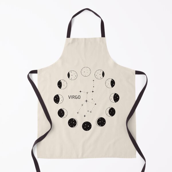 Item preview, Moon phases and zodiac constellation Virgo designed and sold by MonochromeEcho.