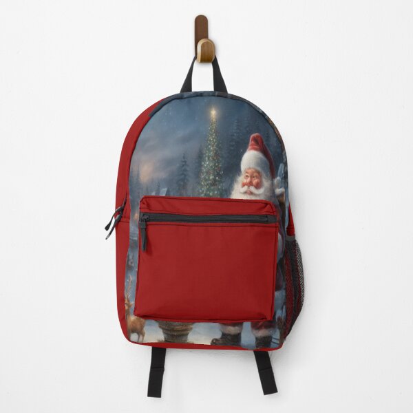 Item preview, Santa Claus brings joy to a snowy village: with his reindeer and presents he visits the children in their sleep designed and sold by FotoworldEdel.