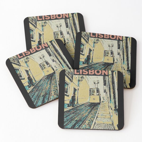 Item preview, Lavra Funicular Elevator Lisbon Illustration, Portugal designed and sold by Lemomo-artworks.