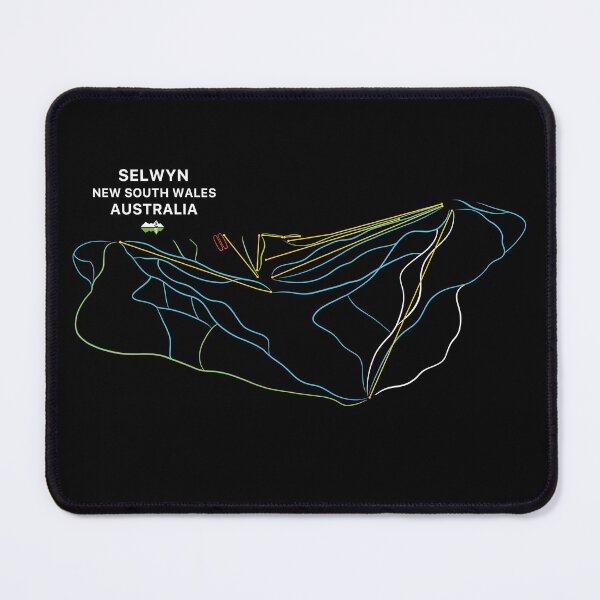 Item preview, Selwyn - Australian Mountain Resort Skiing Trail Map Light designed and sold by Piste-and-Trail.
