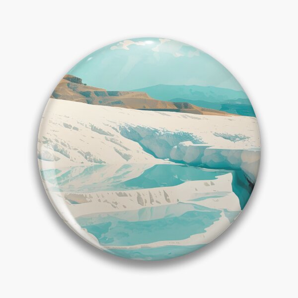 Item preview, Pamukkale Vintage Poster designed and sold by taniasofia.