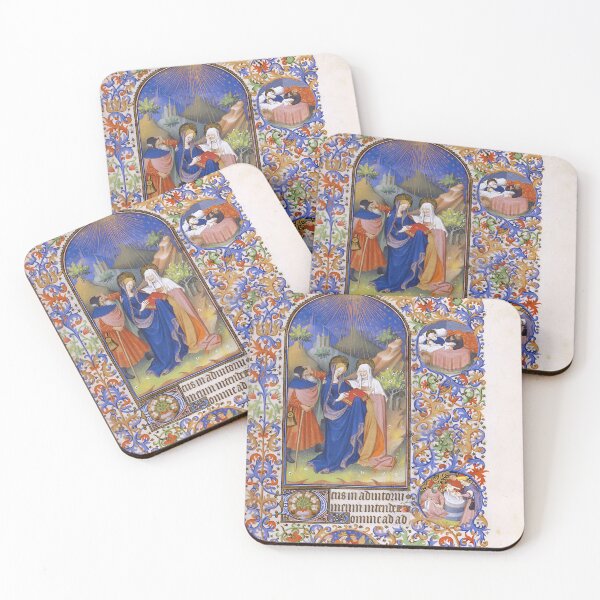 Item preview, Medieval Miniature. The Visitation of the Virgin. designed and sold by likiska.