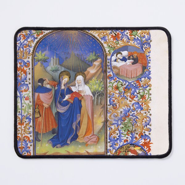 Item preview, Medieval Miniature. The Visitation of the Virgin. designed and sold by likiska.
