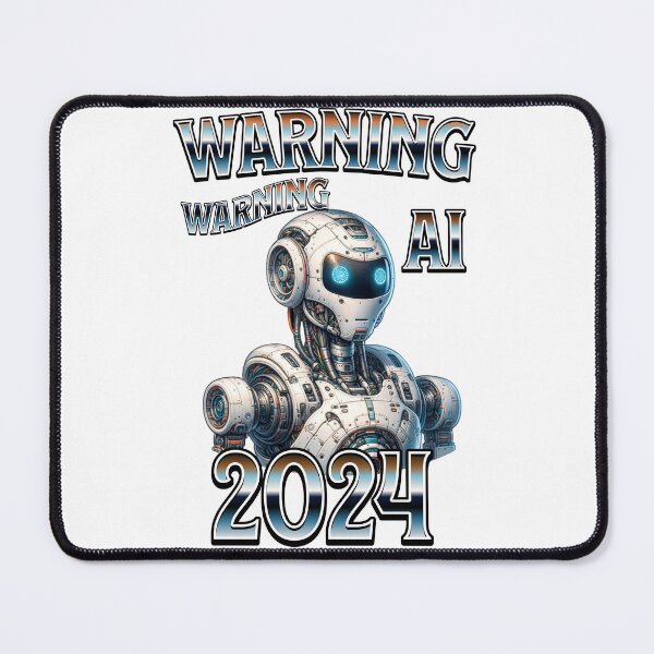 Item preview, WARNING AI ROBOT 2024 designed and sold by Terrence Webster.